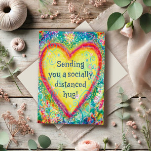 Carte Vous envoyer une longue distance Hug Fun Inspirivi