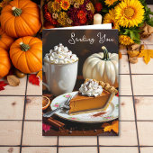 Carte Vous Envoyez Des Bénédictions D'Automne