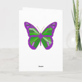 Carte Vous envoyez des câlins douces, obtenez une bonne  (Dos)