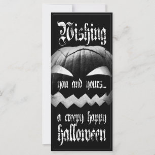 Carte Vous et les vôtres un Halloween heureux effrayant