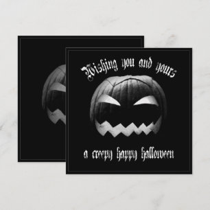 Carte Vous et les vôtres un Halloween heureux effrayant