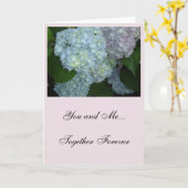 Carte Vous et Moi Hydrangeas (Fleur jaune)