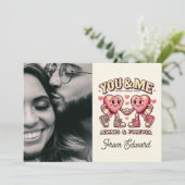 Carte Vous et moi parfaits match valentines Photo (Debout devant)