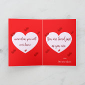 Carte Vous êtes aimé (Intérieur)