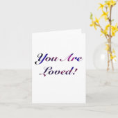 Carte Vous Êtes Aimé Sticker1 (Fleur jaune)