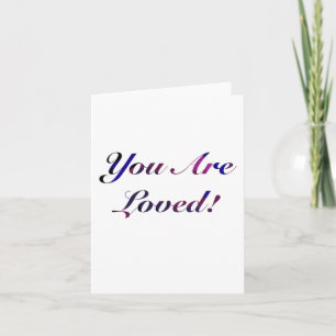 Carte Vous Êtes Aimé Sticker1