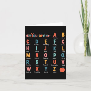 Carte Vous Êtes Alphabet Apprendre Abcs Inspiration Ense