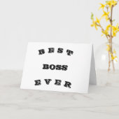 CARTE VOUS ÊTES APPRÉCIÉ ***BOSS*** NOËL (Fleur jaune)