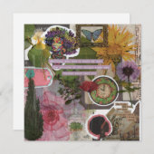 Carte Vous Êtes Art Flat Grey Card (Devant / Derrière)