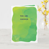 Carte Vous êtes assez (Fleur jaune)