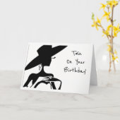 CARTE **VOUS ÊTES BEAU** SOUHAITS D'ANNIVERSAIRE (Fleur jaune)