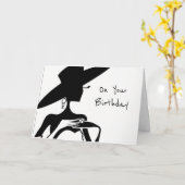 CARTE ****VOUS ÊTES BEAU*** SOUHAITS D'ANNIVERSAIRE (Fleur jaune)