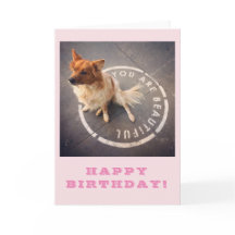 VOUS ÊTES BEAUX • JOYEUX ANNIVERSAIRE ! (rose)