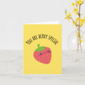 Carte Vous êtes Berry Spécial - Drôle de jeu de mots - A (Fleur jaune)