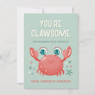 Carte Vous êtes Clawsome Valentine's Day Card