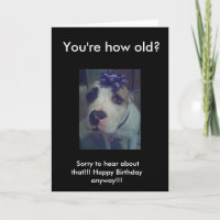 Vous êtes combien vieux ? Désolé d'entendre parler