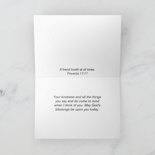 Carte Vous êtes dans mes pensées (Intérieur)