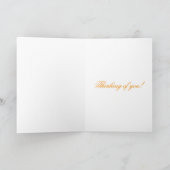 Carte Vous êtes dans mes pensées Cosmos Orange Photograp (Intérieur)
