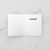 Carte Vous êtes dans mes pensées inappropriées drôle (Intérieur)