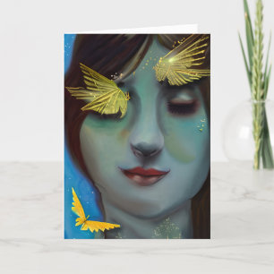 Carte Vous êtes dans mes pensées Jolie dame