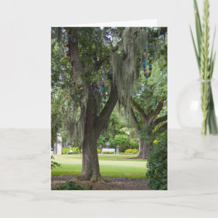 Carte Vous êtes dans mes pensées Spanish Moss et Perles
