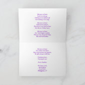 Carte Vous êtes dans mes prières (Intérieur)