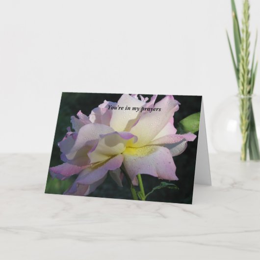 Carte Vous êtes dans mes prières (Devant)