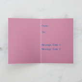 Carte Vous êtes dans mes prières (Intérieur)