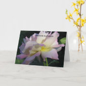 Carte Vous êtes dans mes prières (Fleur jaune)