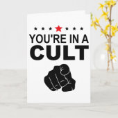 Carte Vous êtes dans un signe de culte (Fleur jaune)