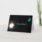 Carte Vous êtes Dehors de ce monde ! (Devant)