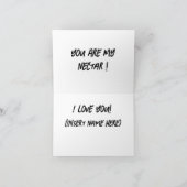 Carte Vous êtes doux comme salutation au miel (Intérieur)