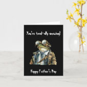 Carte Vous êtes extraordinaire de crapaud. Bonne Fête de (Fleur jaune)