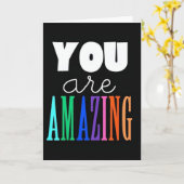 CARTE **VOUS ÊTES EXTRAORDINAIRE** LE TEMPS DE CÉLÉBRER  (Fleur jaune)