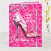 Carte Vous êtes fabuleux soutien pour le cancer du sein  (Fleur jaune)