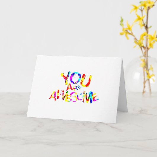 CARTE "VOUS" ÊTES FORMIDABLE ET VOUS AVEZ "21" ANS (Fleur jaune)