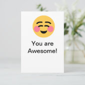 Carte Vous êtes génial (Debout devant)