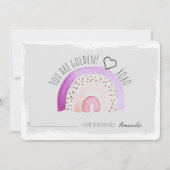 Carte Vous Êtes Golden Rainbow Valentines Classroom (Devant)