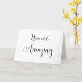 Carte Vous êtes Incroyable, Message Inspirant (Fleur jaune)
