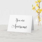 Carte Vous êtes Incroyable, Message Inspirant (Fleur jaune)