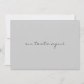 Carte Vous êtes invité (Dos)