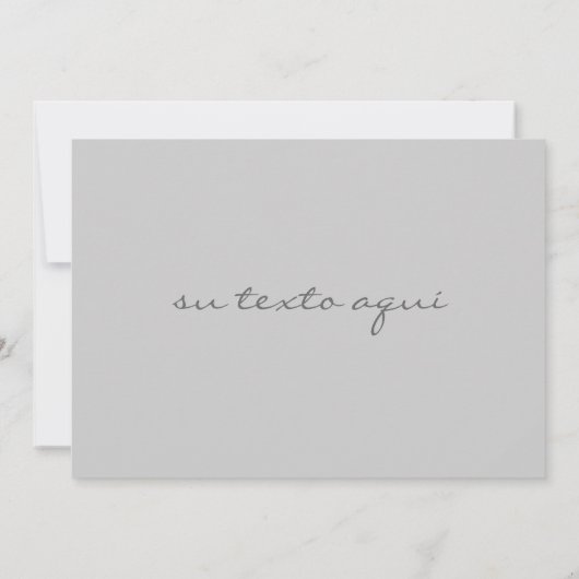 Carte Vous êtes invité (Dos)