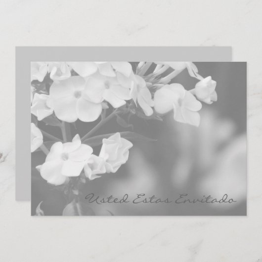 Carte Vous êtes invité (Devant / Derrière)