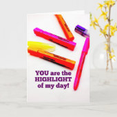 Carte VOUS êtes LA CLÉ de mon cadeau d'encouragement de  (Fleur jaune)