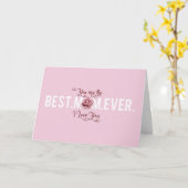 Carte Vous êtes la meilleure maman que le monde ait jama (Fleur jaune)