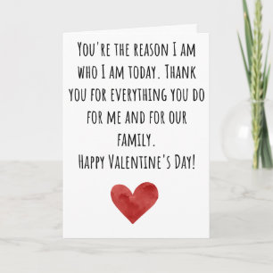Carte Vous êtes la raison de la Saint-Valentin pliée