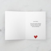 Carte Vous êtes la raison pour laquelle la Saint-Valenti (Intérieur)