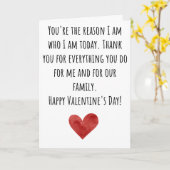 Carte Vous êtes la raison pour laquelle la Saint-Valenti (Fleur jaune)