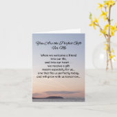 Carte Vous êtes le cadeau parfait pour moi...Amitié (Fleur jaune)