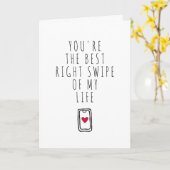 Carte Vous êtes le meilleur glissement droit de ma vie (Fleur jaune)